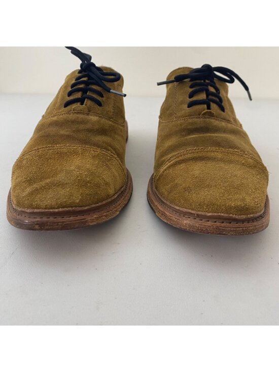 Frye Paul Bal Oxfords Shoes Suede Tan Brown main image 5